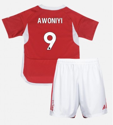 Nottingham Forest Taiwo Awoniyi #9 Replika Babytøj Hjemmebanesæt Børn 2023-24 Kortærmet (+ Korte bukser)